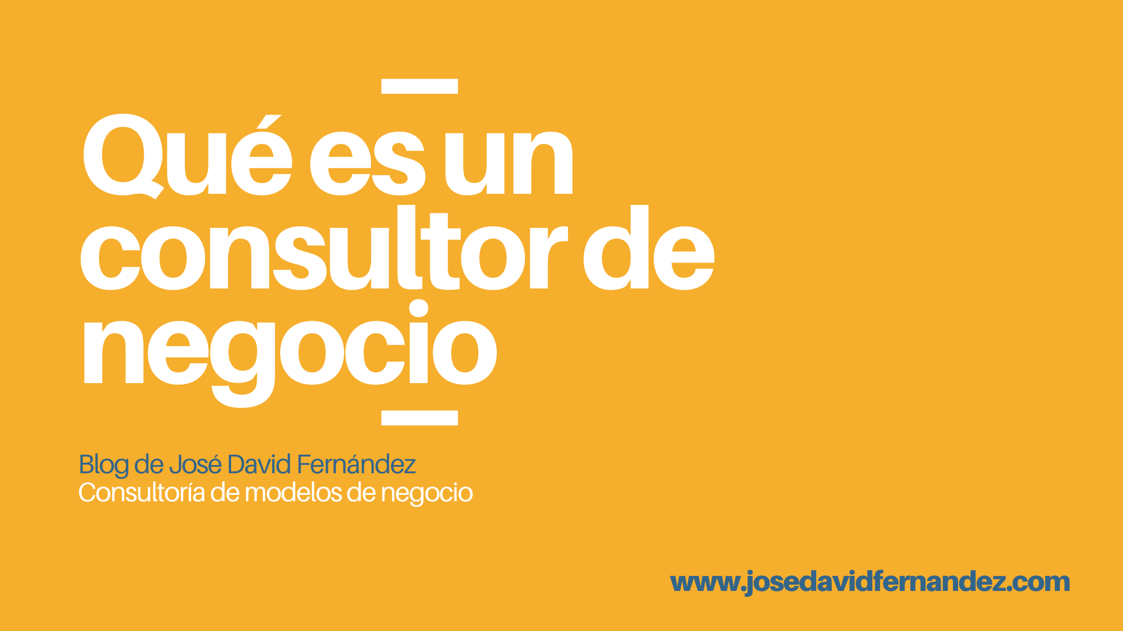 qué es un consultor de negocios