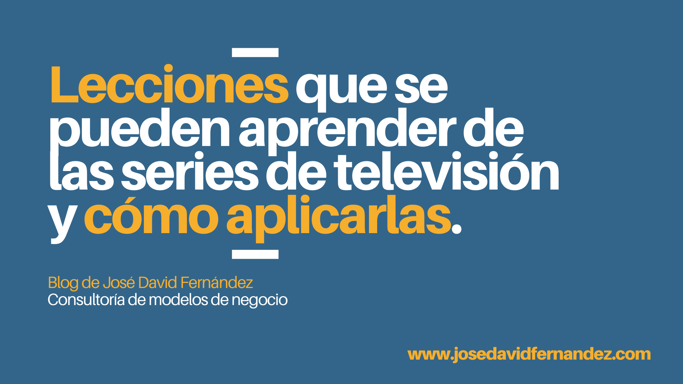 series para emprendedores